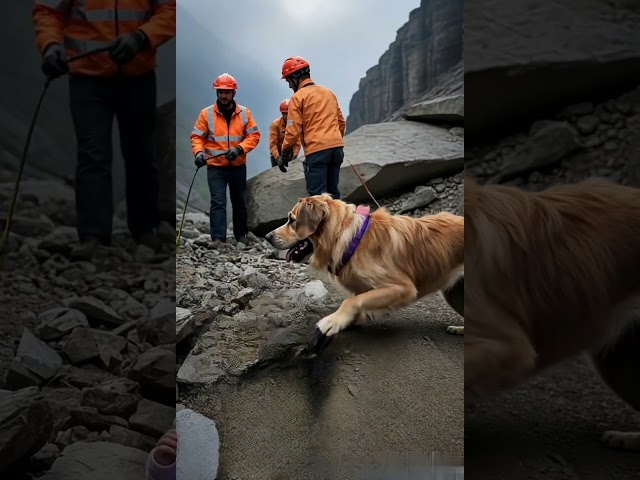 The Heartwarming Tale of a Rescue Team and Their Faithful Dog Who Saved a Baby