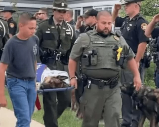 Farewell to a Hero: Honoring K9 Tommy, Ohio’s Courageous Canine Partner