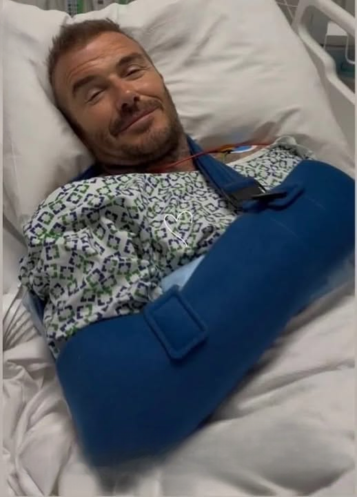 David Beckham Admitted to Hospital