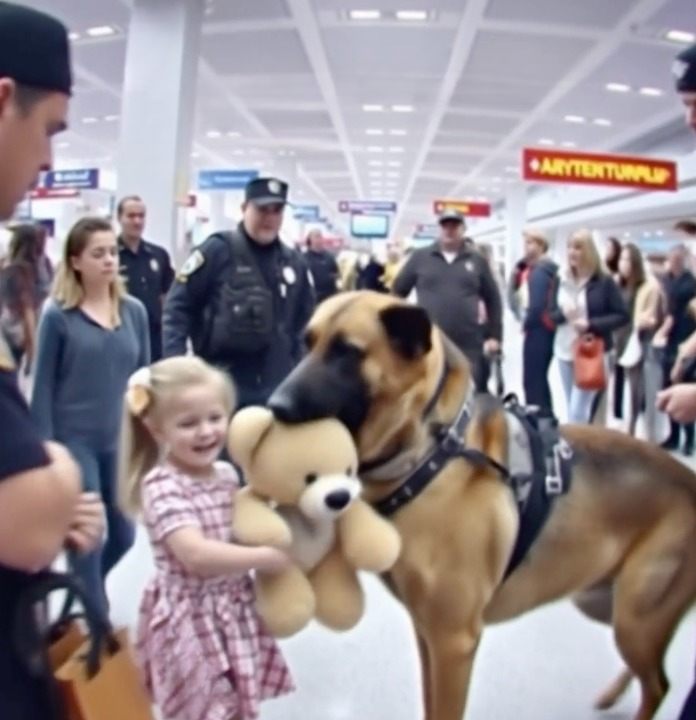Airport Security Dog Alerts Officers to a Family — What Followed Stunned Everyone