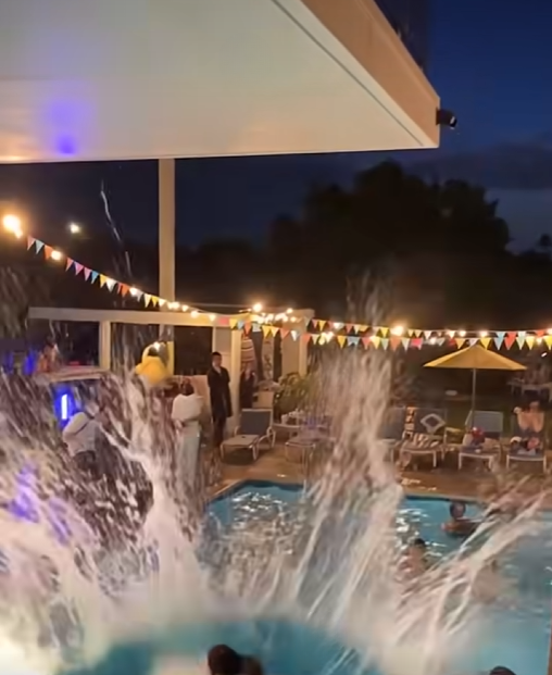 One Jump, Total Mayhem: Woman Hurls Herself Onto Inflatable and Sparks Hilarious Chain Reaction