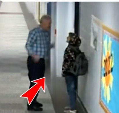 Footage shows teacher harming student, leading to a moderate concussion