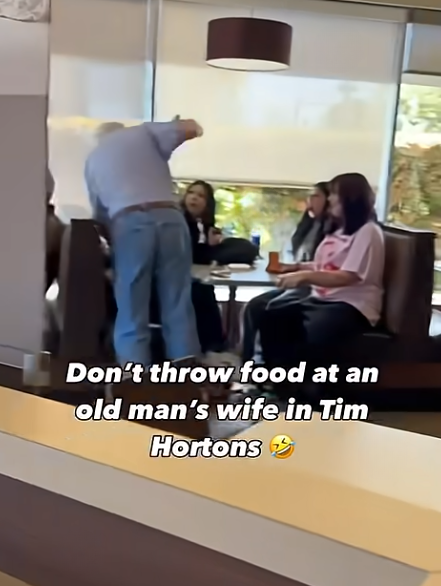 Please Don’t Toss Food at an Elderly Woman in Tim Hortons