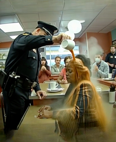 Racist Cop Pours Coffee on Middle-Aged Black Woman—Only to Face the Consequences of His Actions